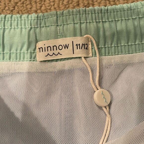 MINNOW Boys Oasis Blue Boardie 11/12 - Picture 2 of 5